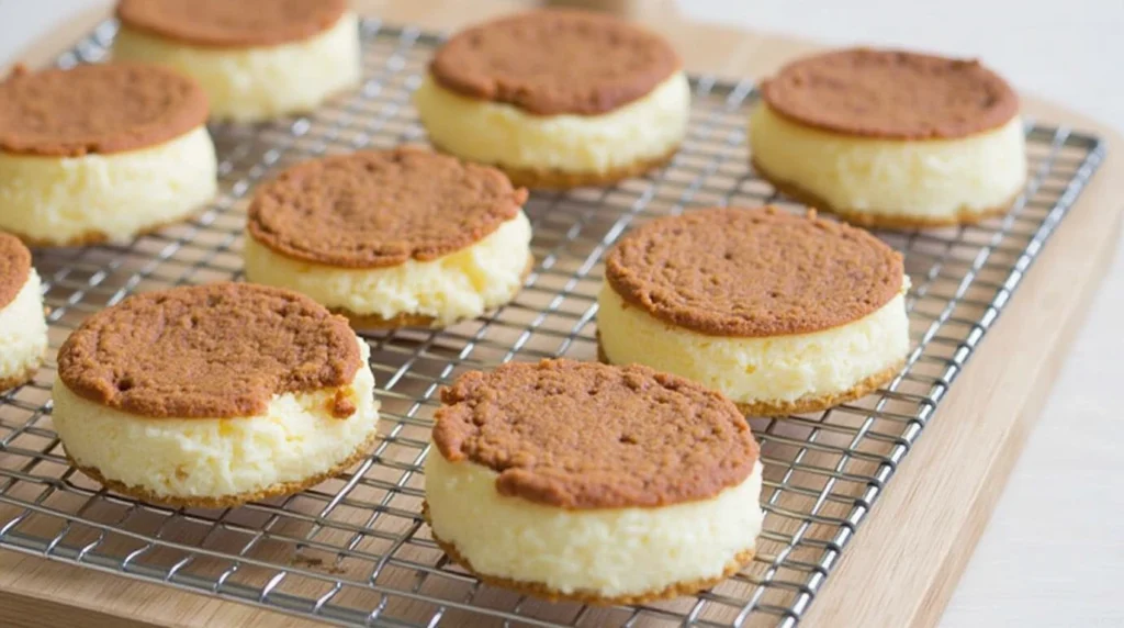 churro_cheesecake_cookies decored with chocolate