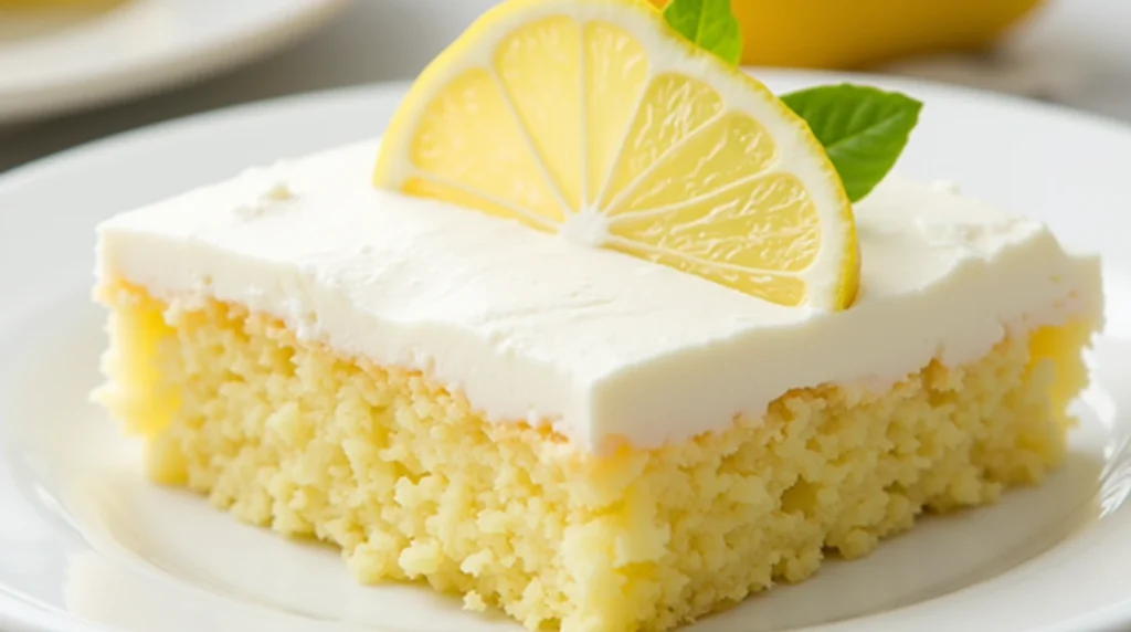 1. Lemon Kefir Sheet Cake